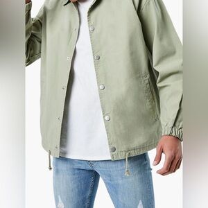 Men’s Forever 21 Good Times Bad Times Graphic Coach Jacket Size Small